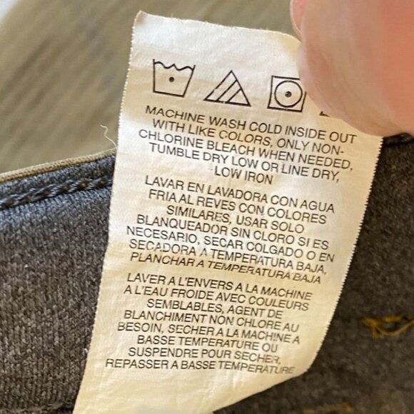 Lee Women's Pants Size 10 Medium Khaki Cotton Blend Straight-Leg - Picture 6 of 12